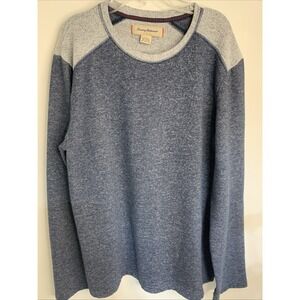 Tommy Bahama Men's Blue Fleece Pullover‎ Marlin Logo Sweatshirt XL Long Sleeve